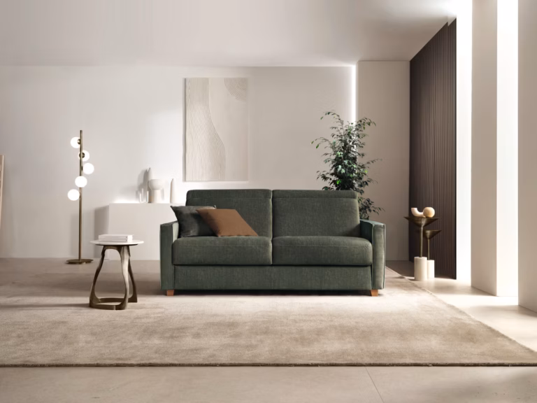 Divano Como in ambiente color verde