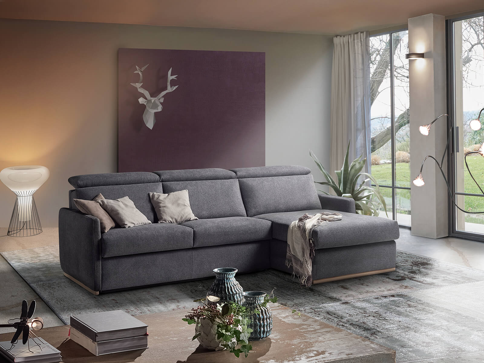 Divano Jill con penisola