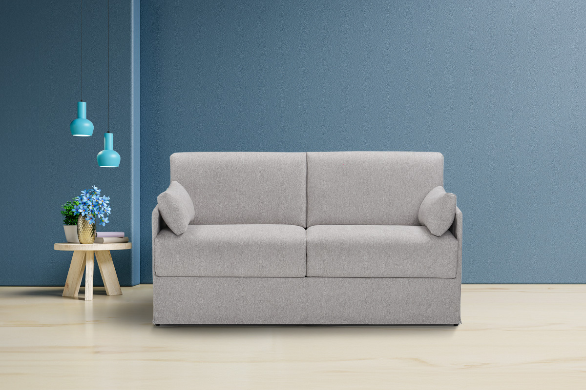 FLIPPER_ 3 POSTI CONVERTIBILE MAT. ENGEL 140X196H17 RIVEST. IN TESSUTO BULL COL.17