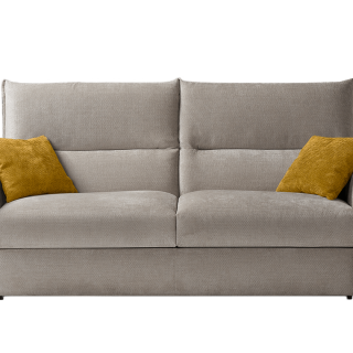 Divano letto aker con sfondo trasparente