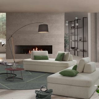 divano letto espace con ambientazione