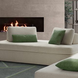 divano letto espace con sfondo